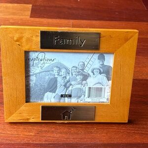 Rustic Wood Picture Frame - NWOT
